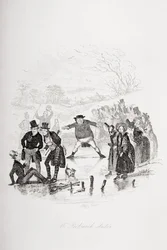 Mr. Pickwick slides, illustration from 